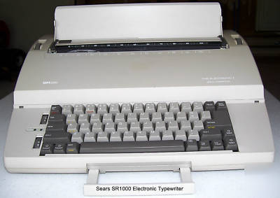Sears SR1000 electronic portable typewriter used