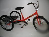 Worksman mover industrial 3-speed tricycle M2626-3CB 