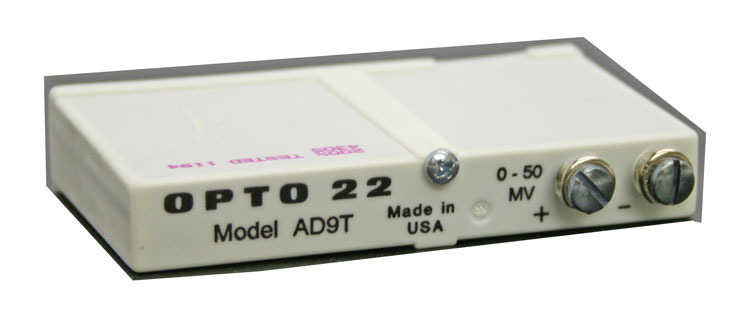 New opto 22 AD9T voltage input analog i/o module 0-50MV