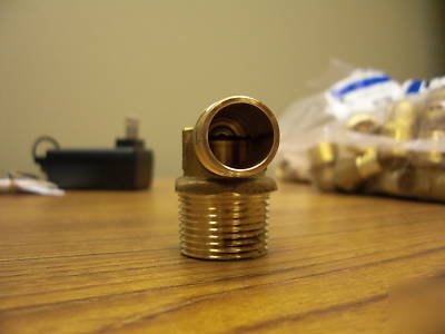 PXLM0404 forged brass pex fitting ip male elbow