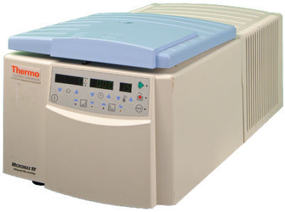 Thermo micromax rf refrigerated microcentrifuge w/rotor