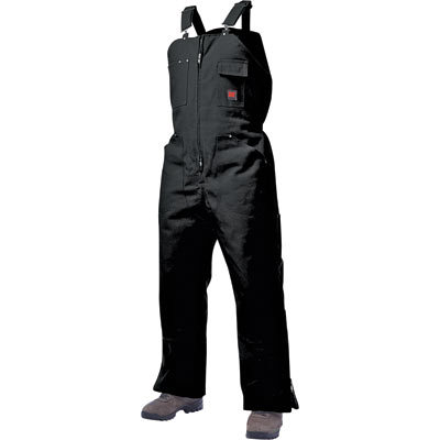 Tough duck insulated overall - small, black