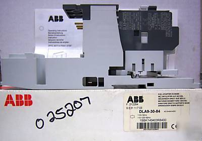 Abb control d.o.l. motor starter on base DLA9-30-84 