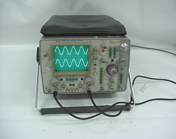 Agilent / hp 1740A 100 mhz 2 ch oscilloscope
