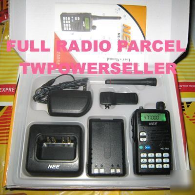 Four uhf fm handheld radio 400-480 mhz 5W transceiver