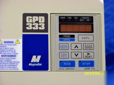 Magnetek gpd 333 2 hp variable frequency drive