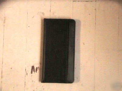 New leather personal organizer notebook binder w/lock