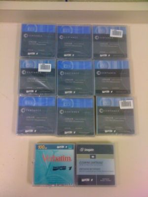 New lot of brand tape cartridges