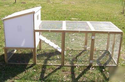 Optional run for chicken coop poultry fowl hen house 