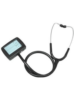 Visual electronic stethoscope ecg hr SPO2 cms-m+prob