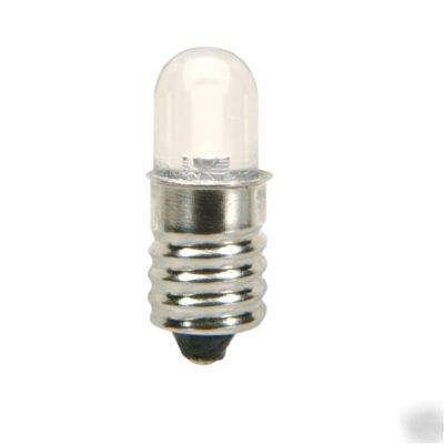 1 x led miniature lamp bulb mes 30DEG orange 6V 