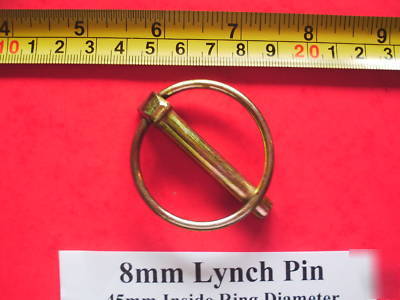 10 8MM linch lynch pin tractor horse box trailer digger