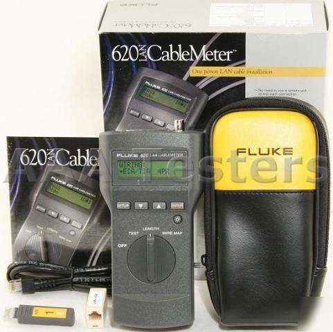 Fluke networks 620 lan cable meter CAT5 coaxial tester