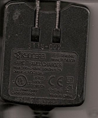 Kyocera cell phone ac rapid charger model TXTVL0C01