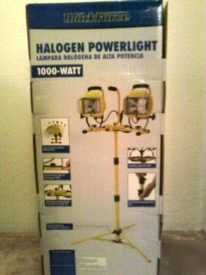 New workforce 1000W dual halogen powerlight, in box