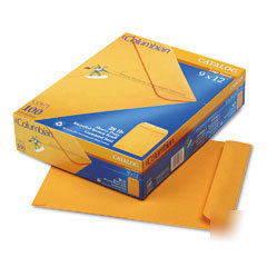Open end plain catalog envelopes, 28#, 9 X12 , kraft, 1