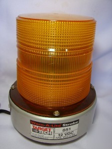 Target tech strobe beacon model 851- warn-a-lite -12VDC