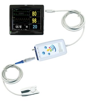 Patient monitor ecg & SPO2 monitor human or vet use