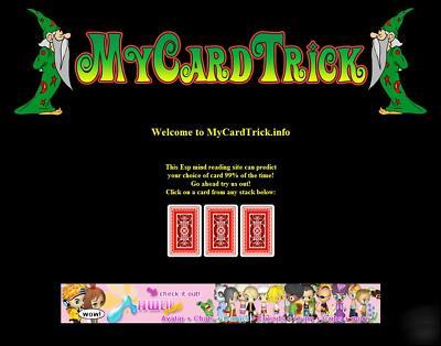 â™¥ selling my website -- mycardtrick.info