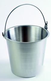 13 qt stainless steel utility bucket pail heavy duty 