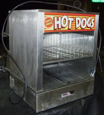 Apw wyott ds 1A hot dog steamer cooker warmer 