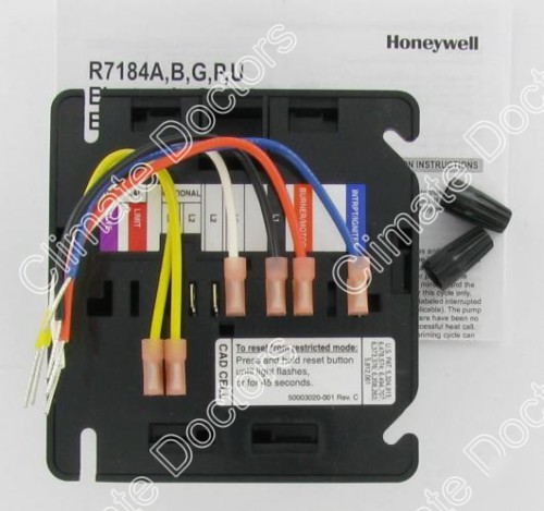 Honeywell R7184A1026 oil primary control 15 sec