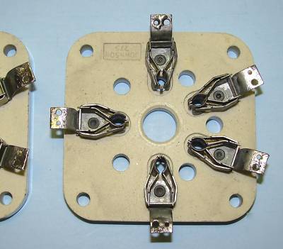 Pair of ef johnson sockets for 3-500Z 4-400A 803 etc.