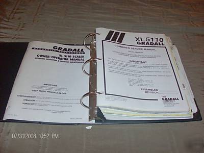 Gradall XL5110 combined service manual