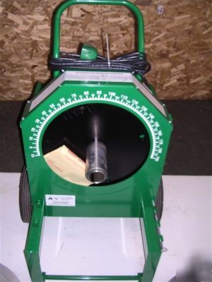 New greenlee 555 conduit pipe bender 2 shoes 2 rollers