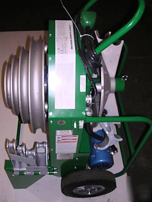 New greenlee 555 conduit pipe bender 2 shoes 2 rollers