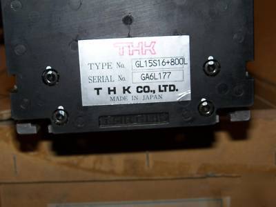 Thk linear ball screw table - GL15S16+800L