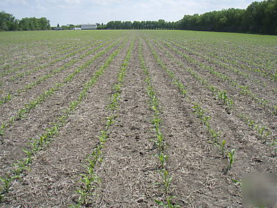 Three row john deere corn planter model 71 fertilizer
