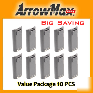 10 x bp-210 209 battery for icom radio ic-F21 F30 F40