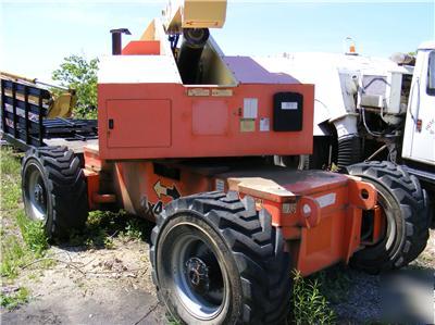 2001 jlg 120SJX 120 foot boom lift - no platform - runs