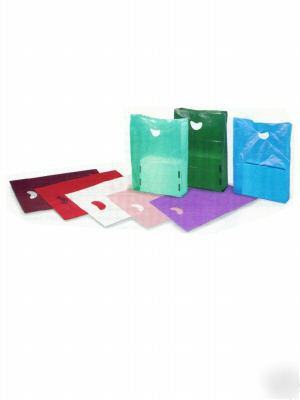 25 shopping merchandise bags blue 9X3X14 