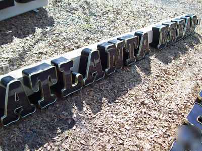 Atlanta bread company huge outdoor lighted bldg.sign 2P