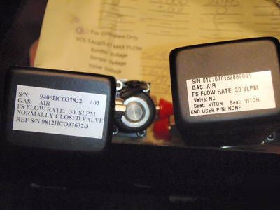 Brooks 5850I mass flow controller lot of two