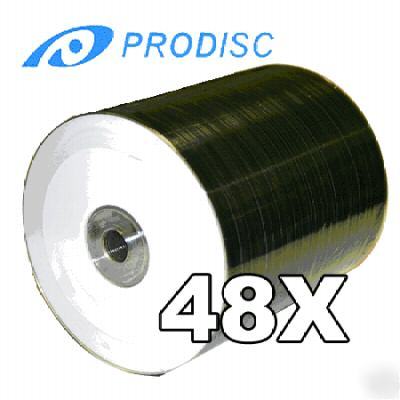 100 prodisc 48X cd-r diamond white thermal cd disk disc