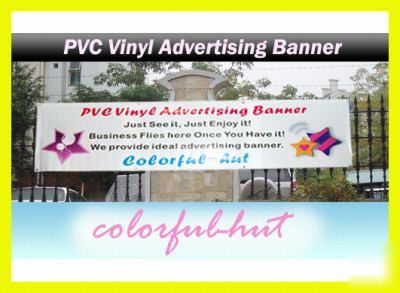 1PCS 3X8FT 19OZ thick custom vinyl outdoor banners
