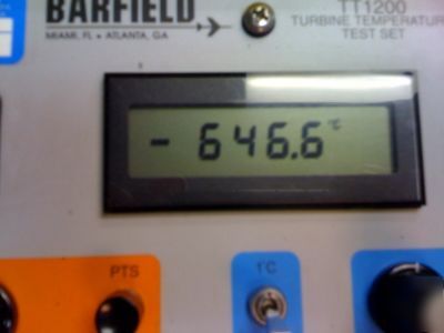 Barfield TT1200 digital turbine temp