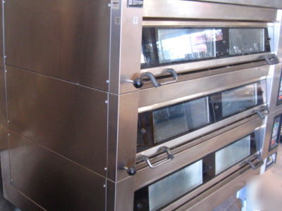 Doyon artisan stone triple deck oven model 3T3