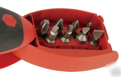 Wiha bitflip set slot/phil/sq. screwdriver set 38026