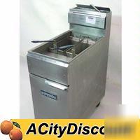 Imperial gas food chicken fish snack fryer 40LB used