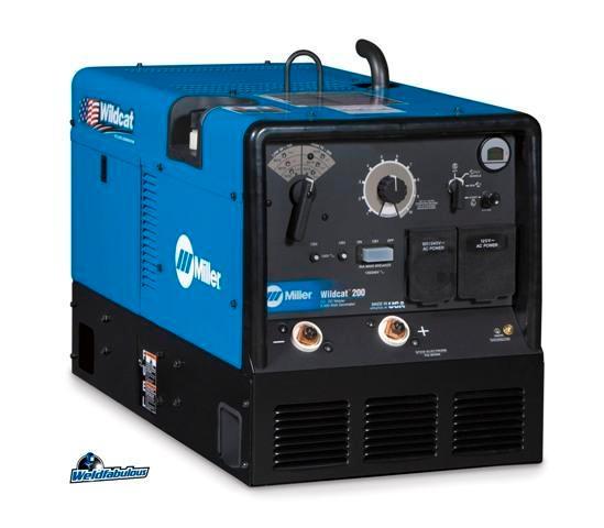 Miller 907403 wildcat 200 welder w/ 50FT cable package
