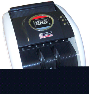 New money counter cash bill currency counting usd cad