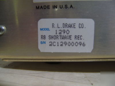Exceptional drake R8 r-8 receiver w/ vhf converter 
