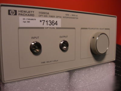 Hp 11980A w/ opt 005 5.2KM delay line (reduced )