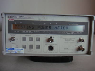 Hp 5347A microwave counter / power meter 