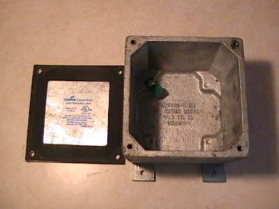 New crouse hinds WAB060604 junction & pull box type 3
