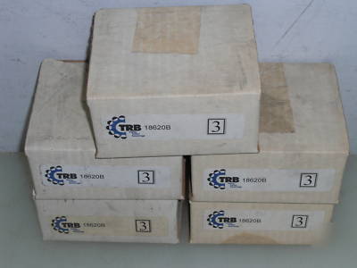 New lot of 5 trb 18620B bearings * *